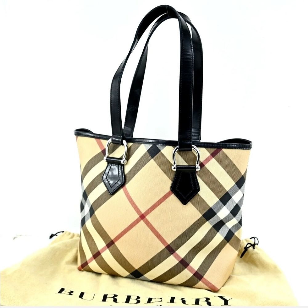 Burberry Leather Tote Bag Shoulder Bag